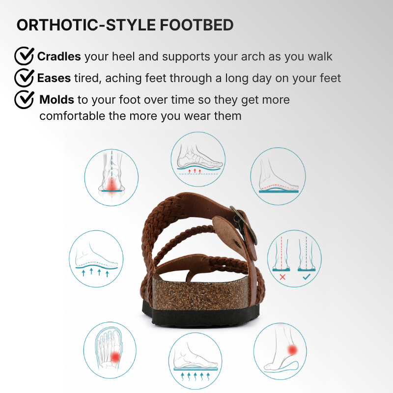 Mountain Footbeds Sandals Hayleigh  | All-Day Comfort